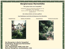 Tablet Screenshot of bergterrasse-marienhoehe.de